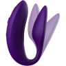 Вибратор для пар WE-VIBE SYNC 2 фиолетовый, в комплекте батарейка для пульта SNSZ3SG4